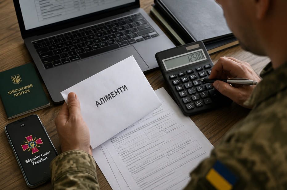 З яких виплат військовослужбовця нараховуються аліменти?